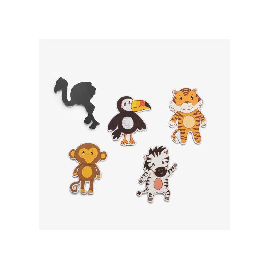 Set De Imanes Animales Safari