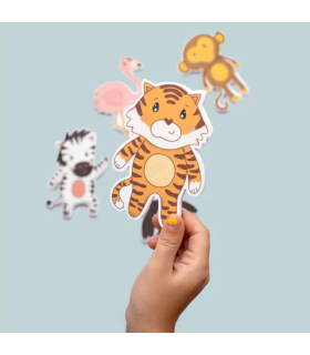 Set De Imanes Animales Safari