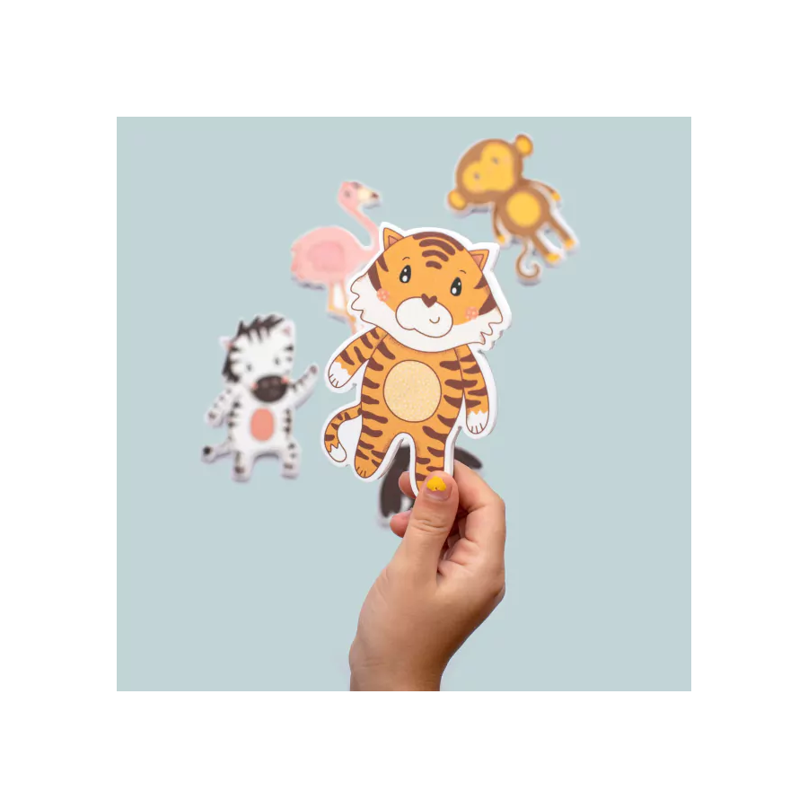 Set De Imanes Animales Safari