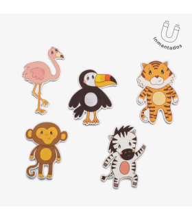 Set De Imanes Animales Safari