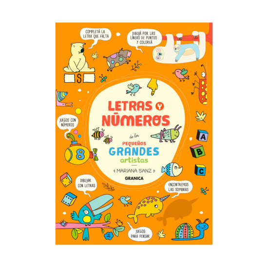 Libro Letras y Números de los Pequeños Grandes Artistas Granica