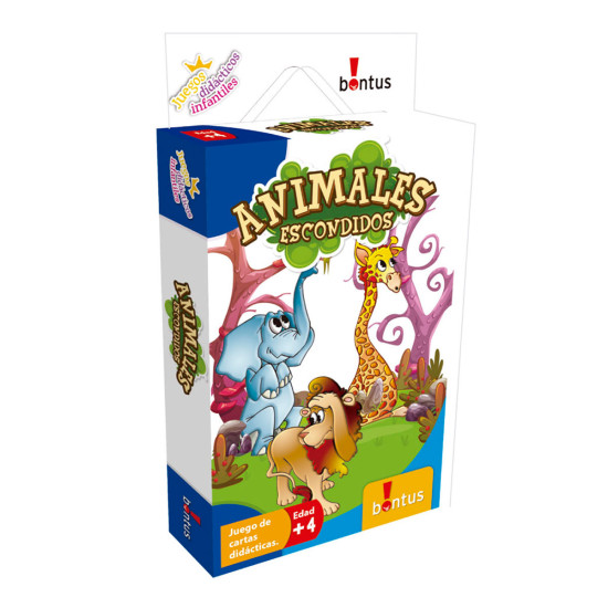 Juego Didáctico de Cartas Animales Escondidos