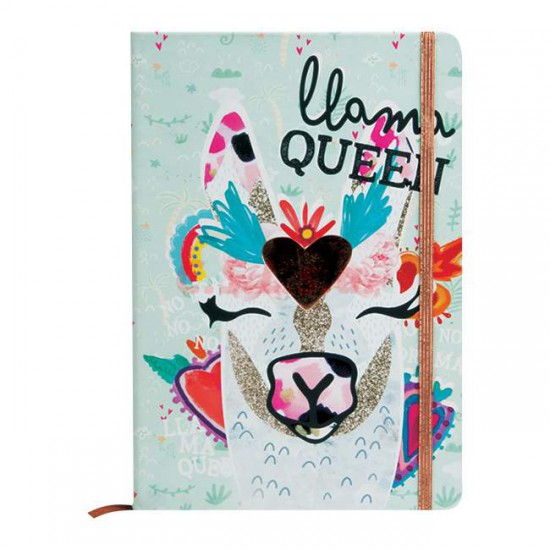 Cuaderno Talbot Llama Queen 14x21 cm