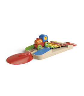 Tren y Vía Melódica de Xilófono Hape Instrumento Musical de Juguete