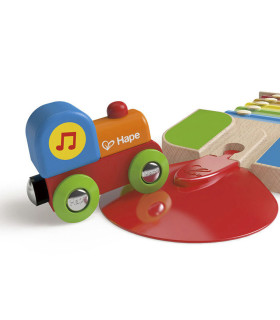 Tren y Vía Melódica de Xilófono Hape Instrumento Musical de Juguete