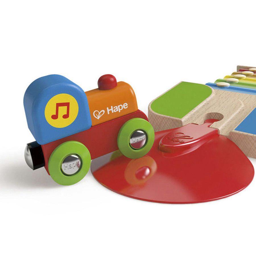 Tren y Vía Melódica de Xilófono Hape Instrumento Musical de Juguete