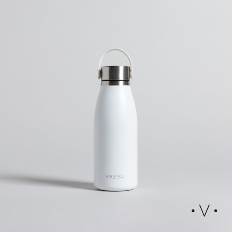 Botella Térmica De Acero Allen White 350 ml