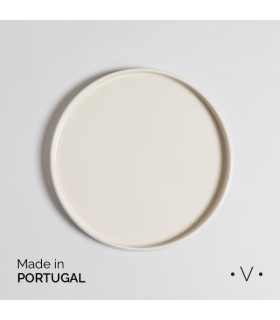 Plato De Postre Lagoa Cream 21 cm