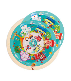 Rompecabezas de Trabajos Doble Cara Hape