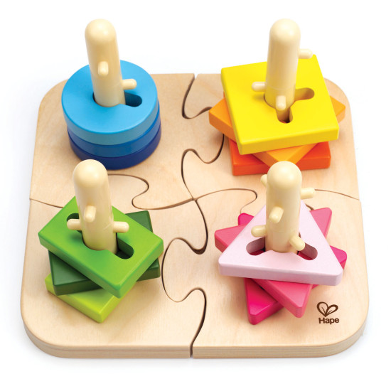 Puzzle Creativo de Clavijas Hape