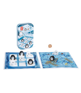 Juego de Mesa 2 en 1 Tatetí y Serpientes y Escaleras Hape