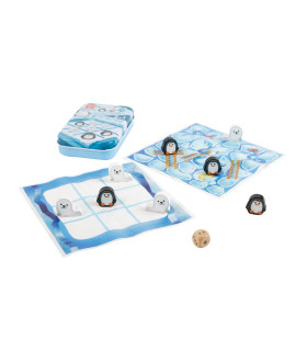 Juego de Mesa 2 en 1 Tatetí y Serpientes y Escaleras Hape