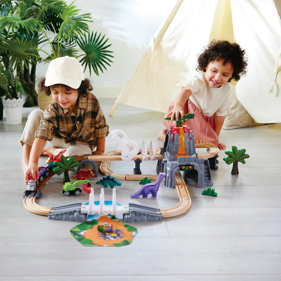 Set de Vías de Dino Aventuras Hape