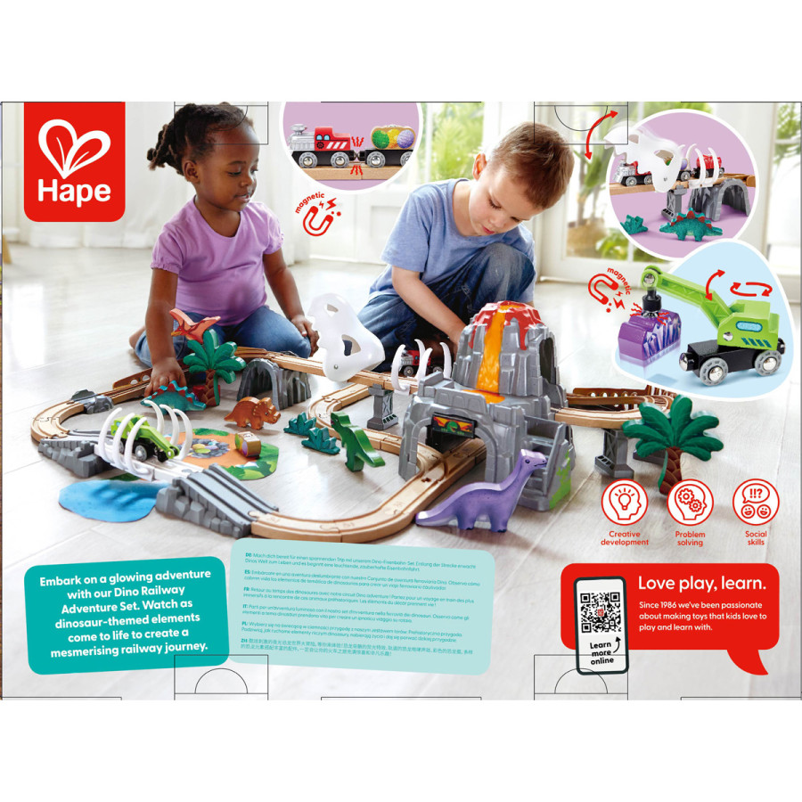 Set de Vías de Dino Aventuras Hape