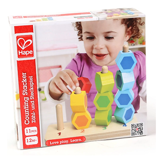 Juego de Bloques Apilar y Contar Hape