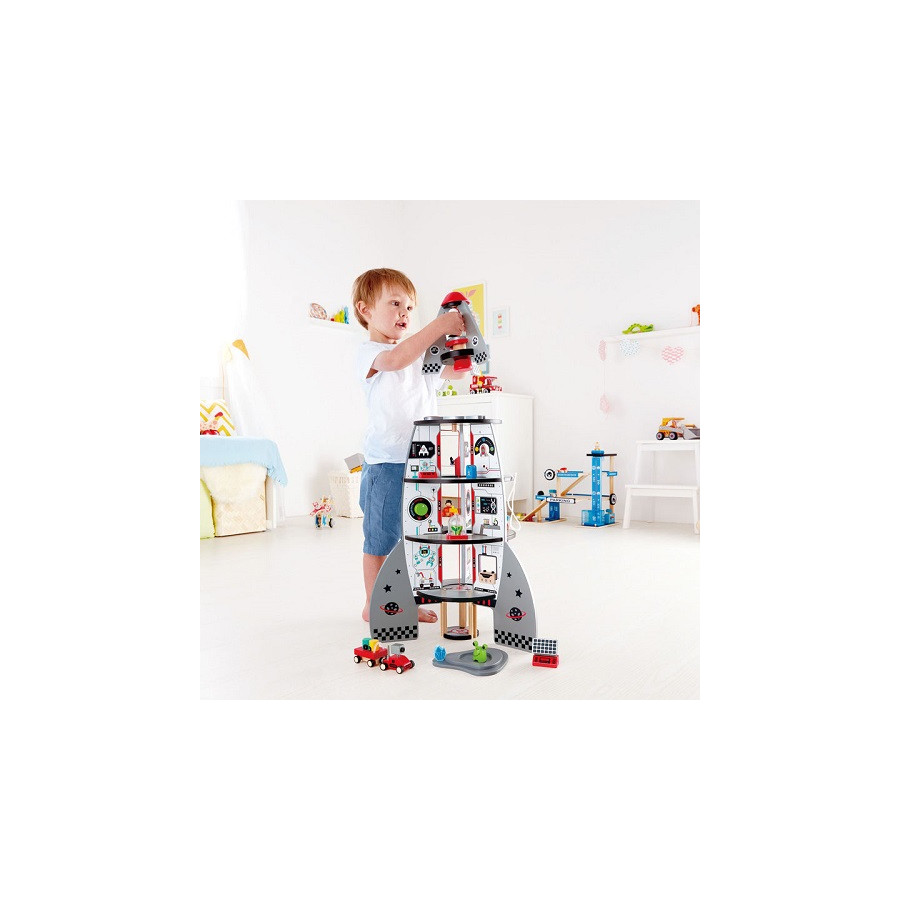 Cohete Espacial de 4 Pisos de Juguete Hape