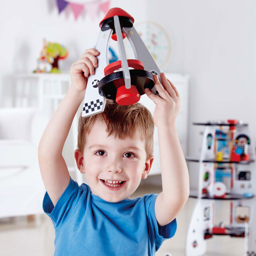 Cohete Espacial de 4 Pisos de Juguete Hape