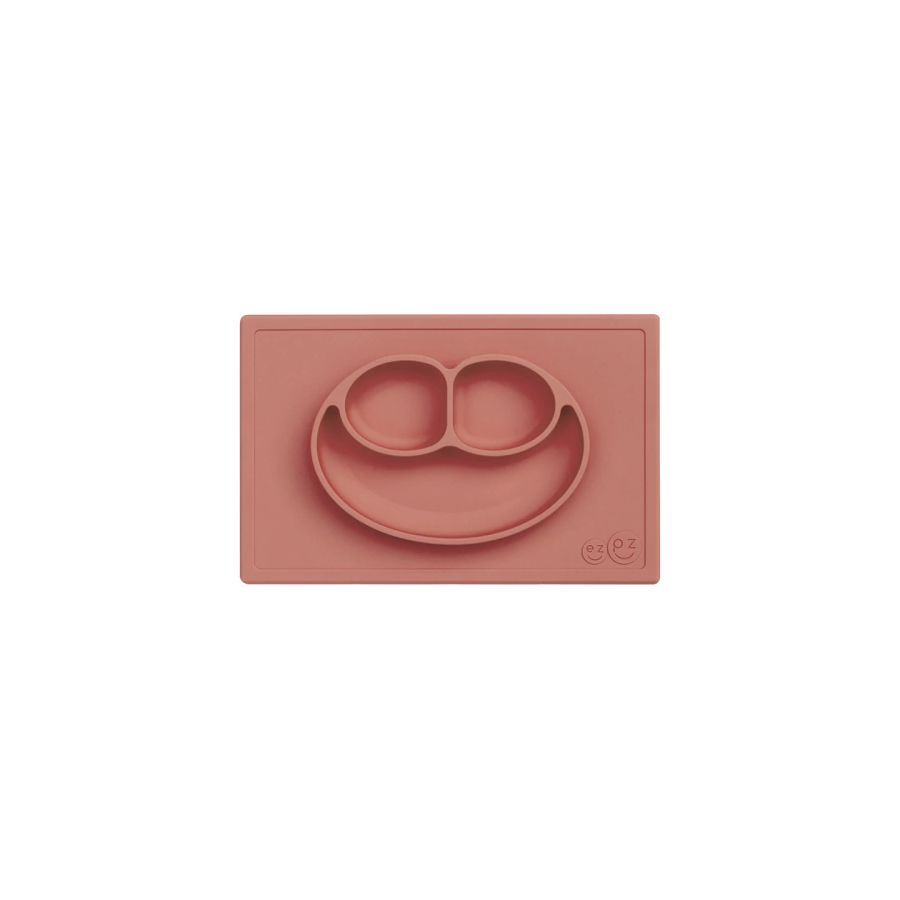 Plato de Silicona EZPZ Happy Mat Sienna