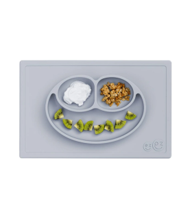 Plato de Silicona EZPZ Happy Mat Peltre
