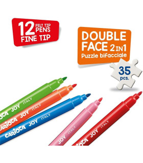 Rompecabezas 35Pc Ciudad X12 Marcadores