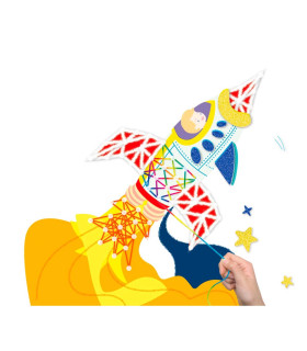 Hilorama String Art Cohetes Espaciales Avenir