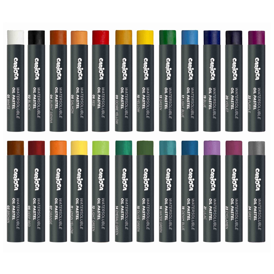 Óleos Pastel Carioca Plus x 24