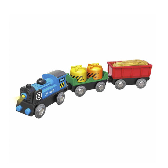 Tren de Carga a Pilas de Juguete Hape
