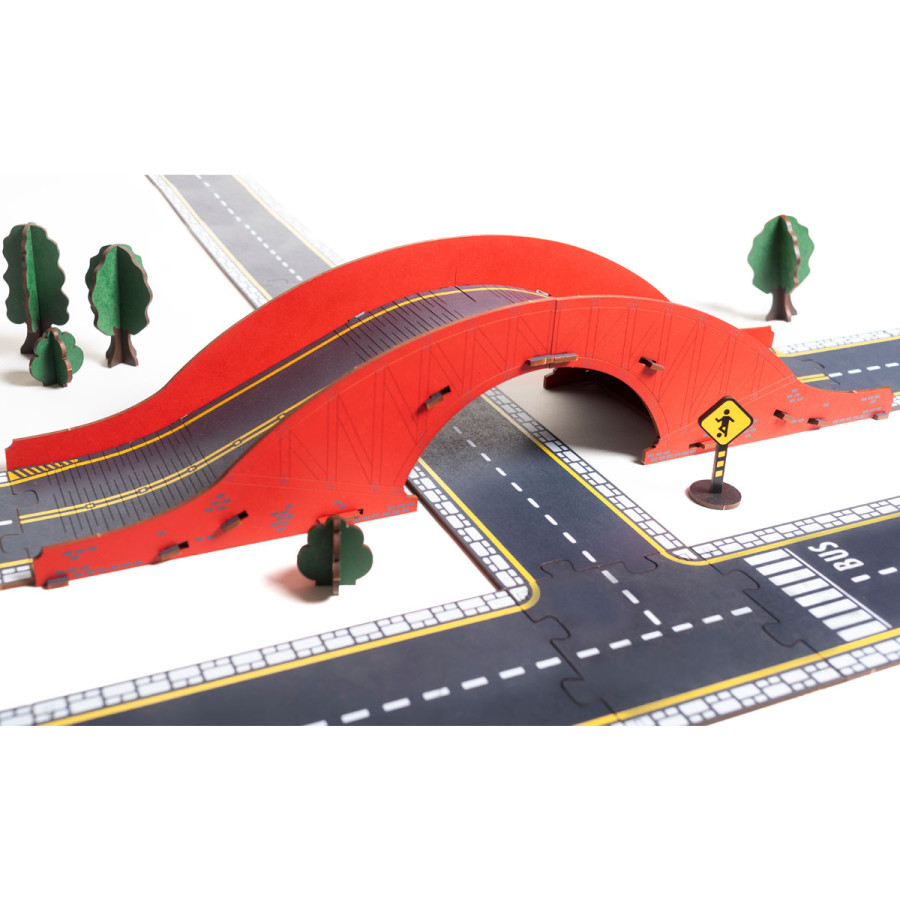 Puente de Juguete Mis Calles x 9 piezas