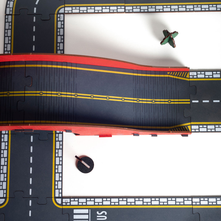 Puente de Juguete Mis Calles x 9 piezas