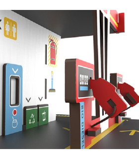 Estación de Servicio de Juguete Mis Calles