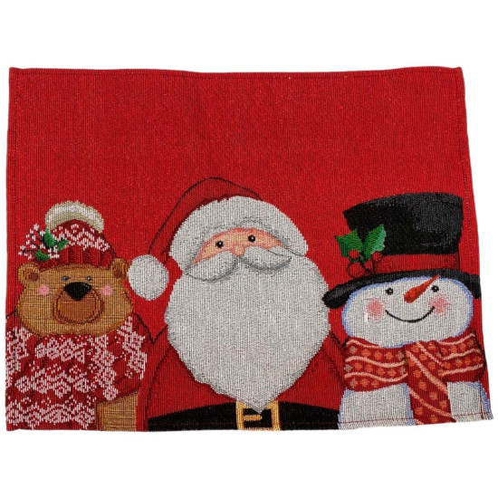 Individual de Santa y Amigos 45 x 33 cm Alparamis
