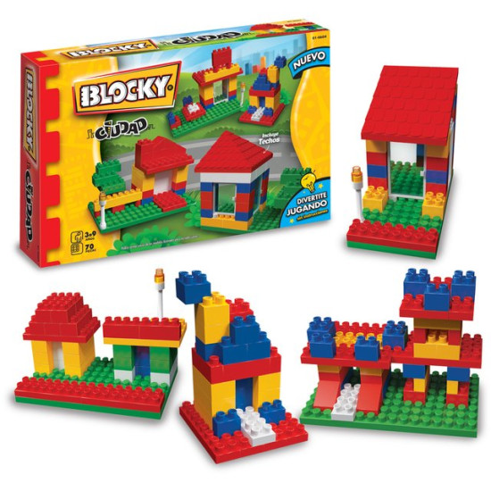 Ladrillos Blocky Ciudad 70 Piezas