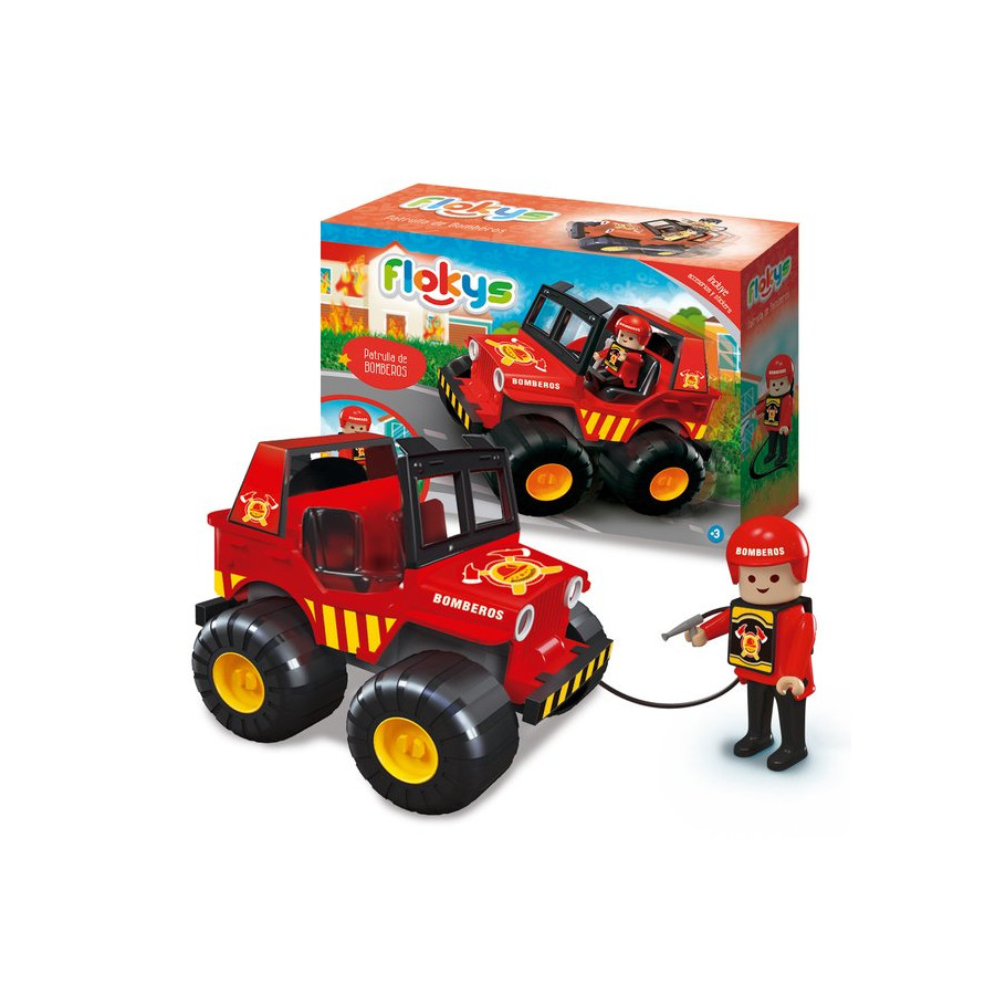 Flokys Jeep Bomberos Al Rescate