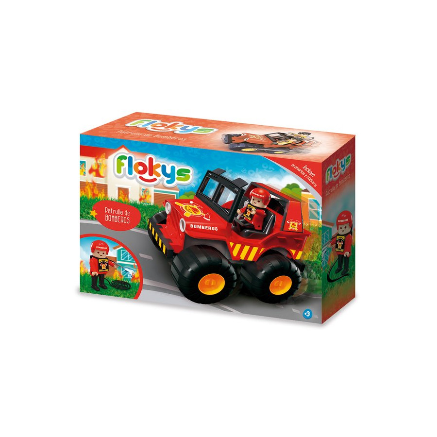 Flokys Jeep Bomberos Al Rescate