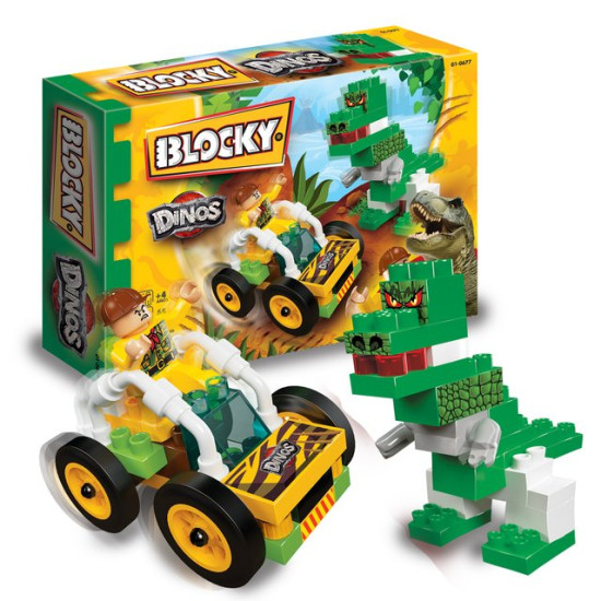 Ladrillos Blocky Dinosaurios 65 Piezas