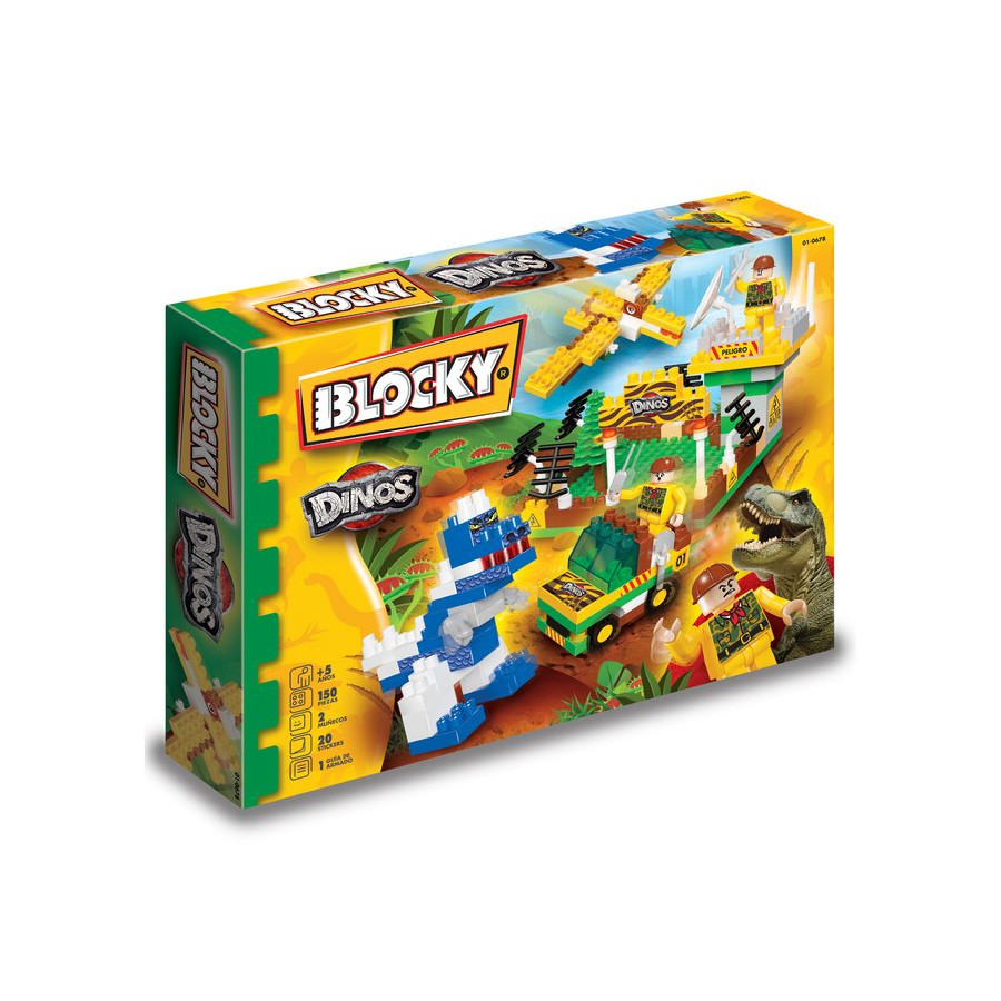 Ladrillos Blocky Dinosaurios 150 Piezas