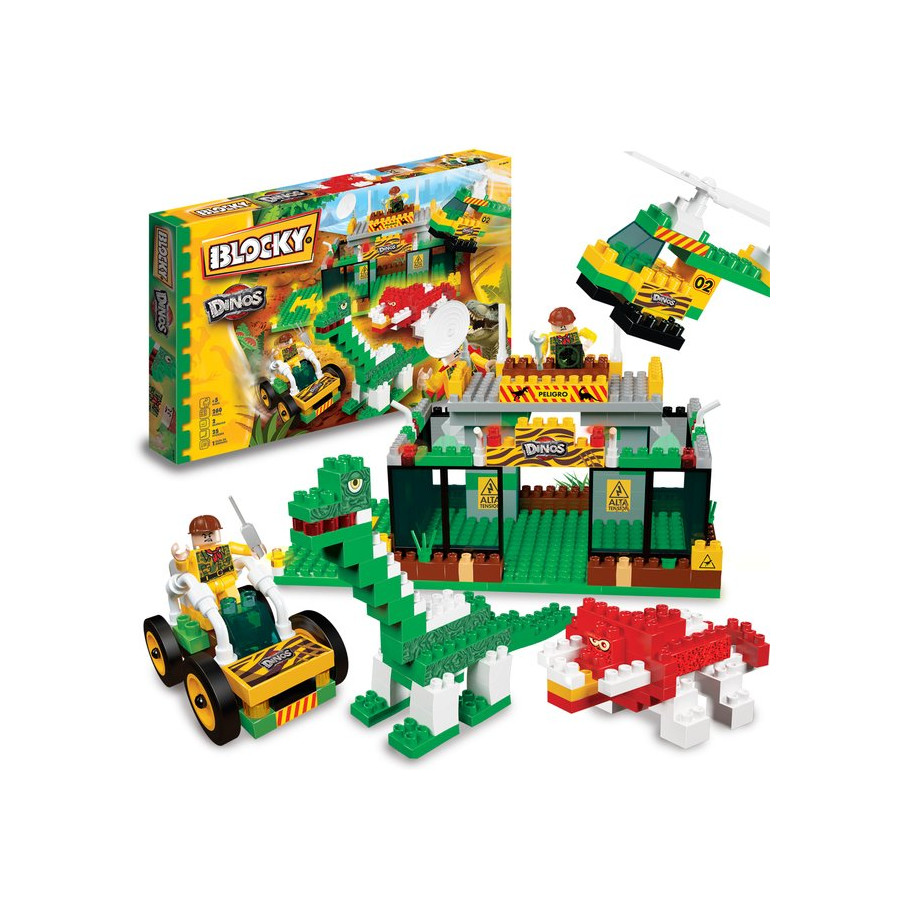Ladrillos Blocky Dinosaurios 260 Piezas