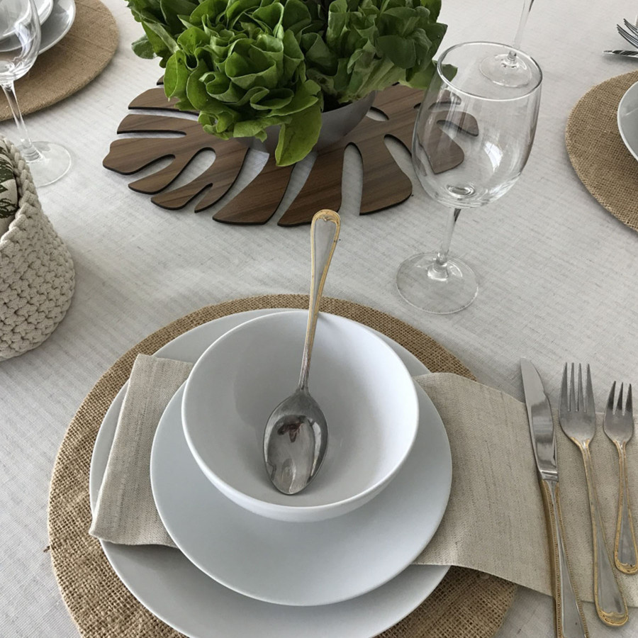 Plato de sitio Arpillera