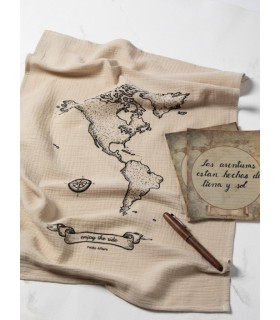 Paño de Cocina Cotton Ride Más Anotador Mundo