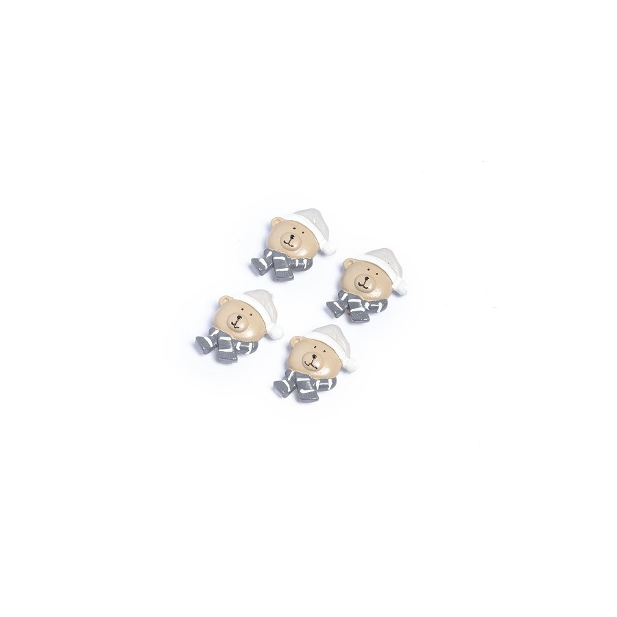 4 Broches Osos