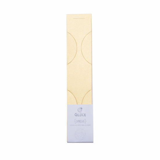 Danesa para Armar Dorada 9 cm x 3