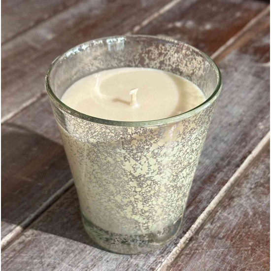 Vela Aromática Navideña de Soja en Vaso Ginger y Caramel Espacio Aroma