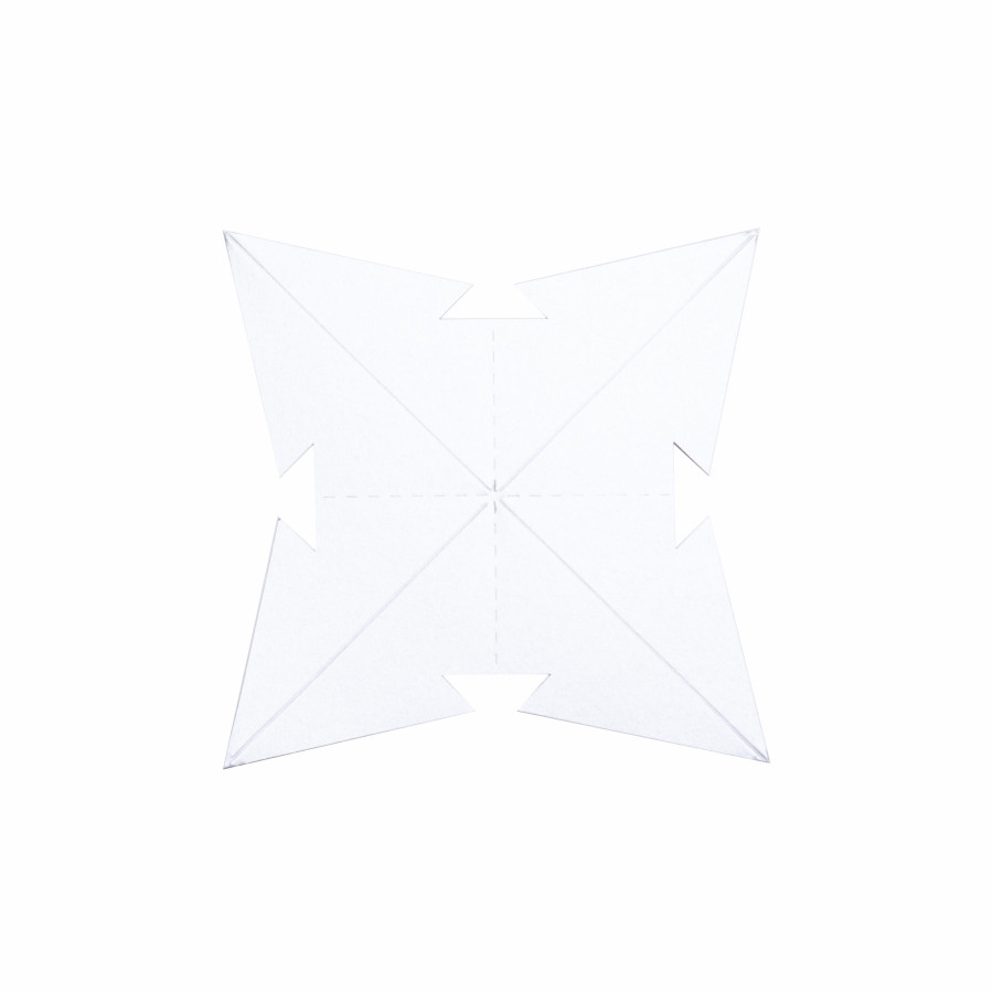 Estrella para Armar 28 cm Blanca