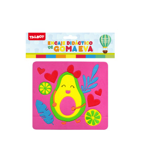 Juego de Encastre de Goma Eva Palta 18x20 cm