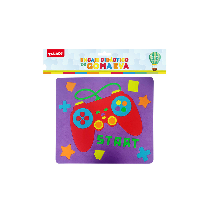 Juego de Encastre de Goma Eva Play 27x24 cm
