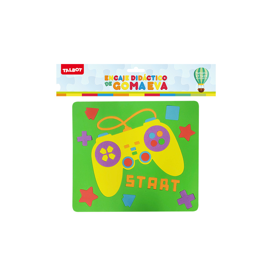Juego de Encastre de Goma Eva Play 27x24 cm