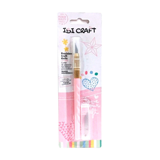 Cutter Bisturí Ergonómico y 2 Hojas