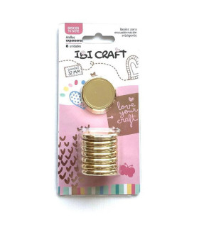 Discos de Expansión de 32 mm x 8 unidades Gold Ibicraft