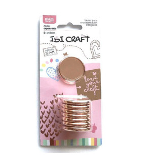 Discos de Expansión de 32 mm x 8 unidades Gold Rose Ibicraft