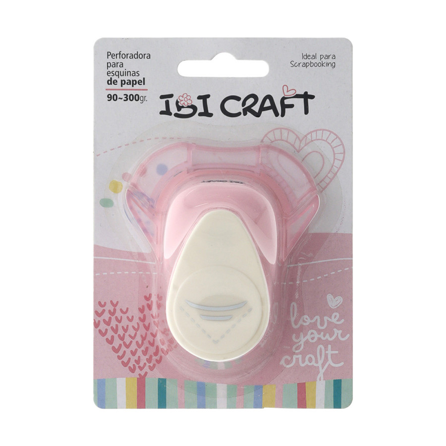 Perforadora Esquinera 1 pulg Curva Doble Ibicraft